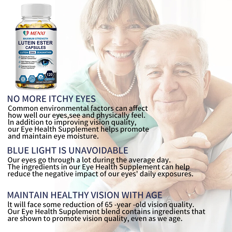Lutein 20mg with Zeaxanthin 4mg, 360 Capsules, Eye Health Support Supplement