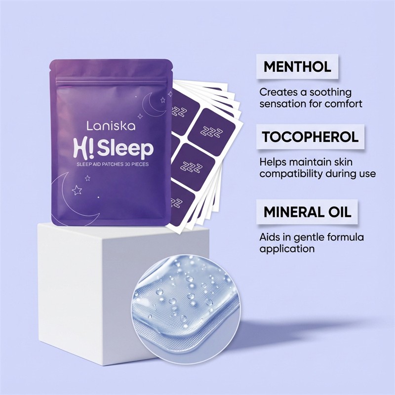 Laniska Original Sleep Patches for Adults Extra Strength Easy-to-Apply Sleep