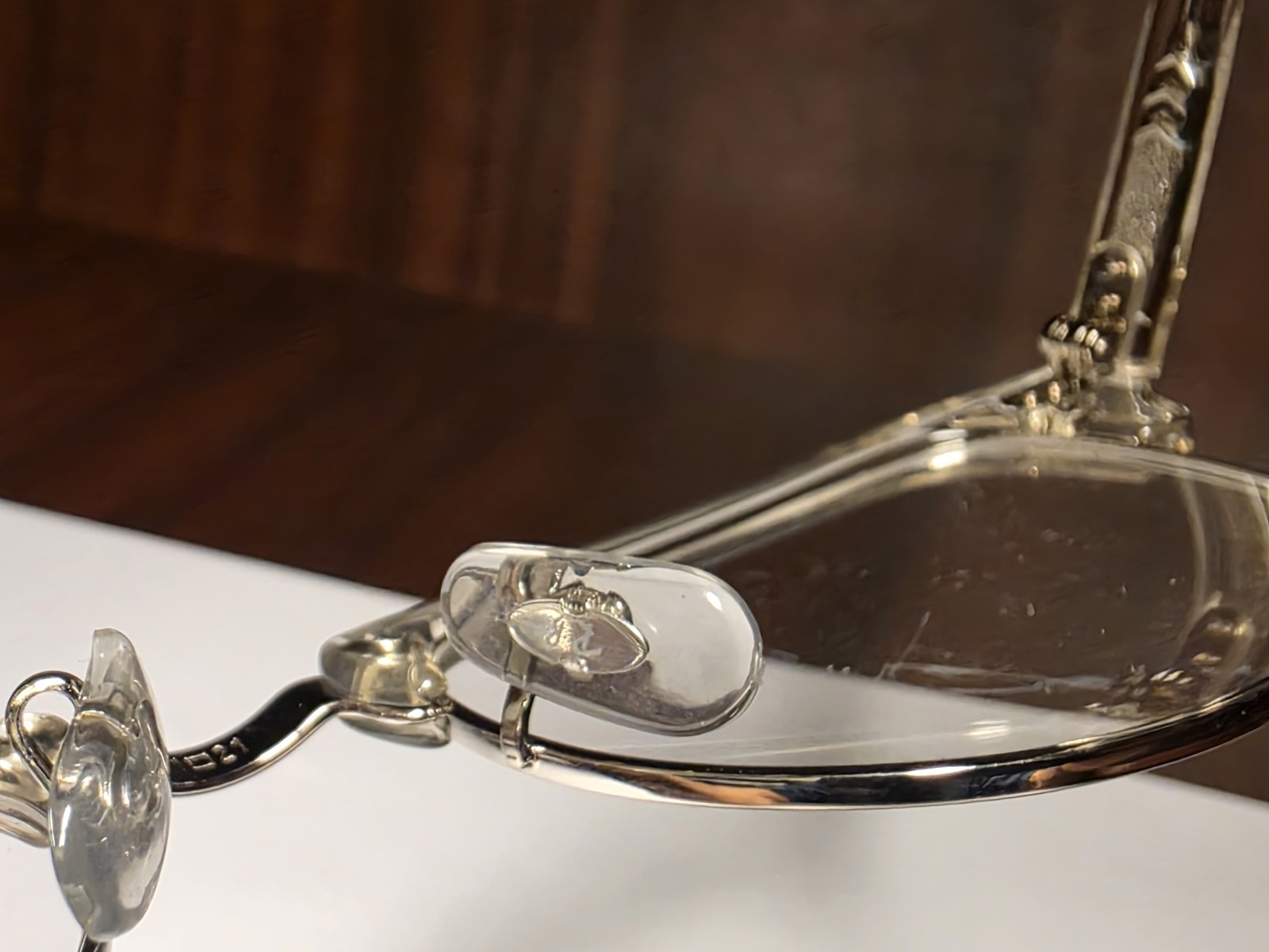 RAY BAN RX5154 2001 White Transparent Silver Clubmaster Unisex 49 mm Eyeglasses