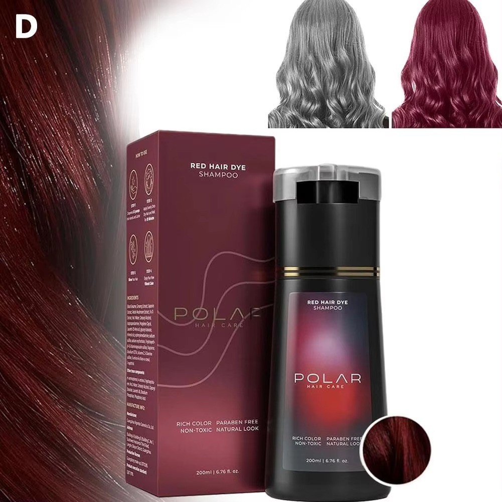 Polar-Hair Dye Shampoo Polar Hair Care, Hair Care Shampoo 200ML/6.7 OZ 3 Colors