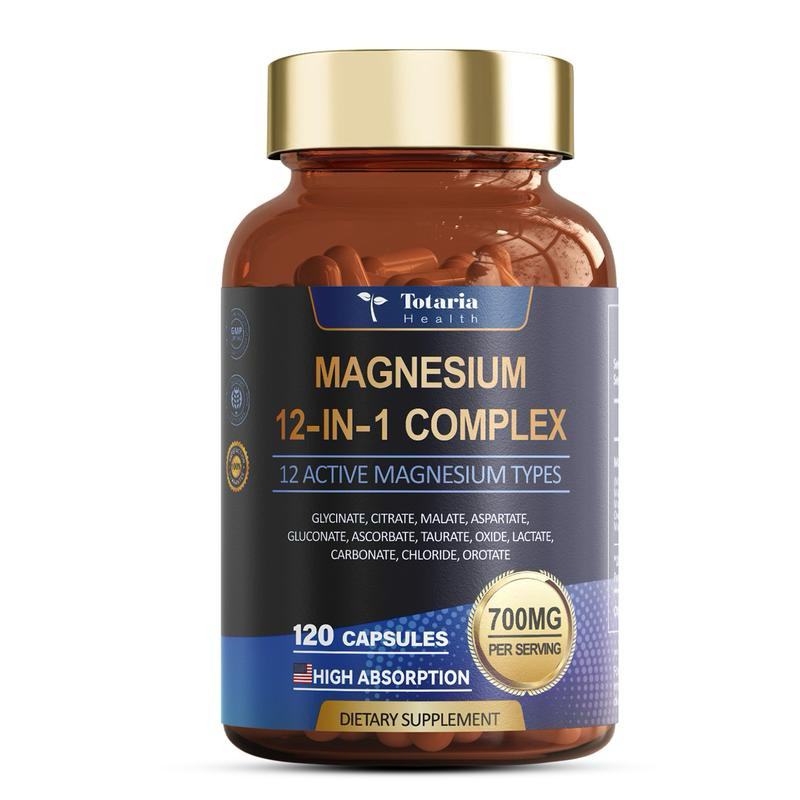 700mg Multi Magnesium Blend | Muscle, Heart & Relaxation Support