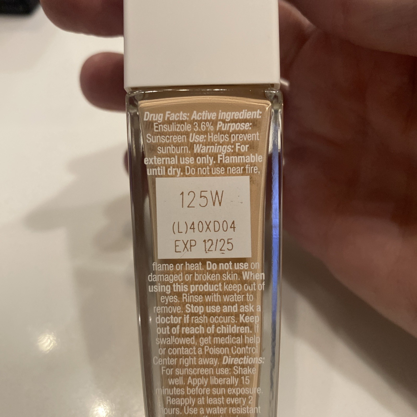 Lancome Teint Idole Ultra Wear Skincare Foundation 125W Exp 12/25