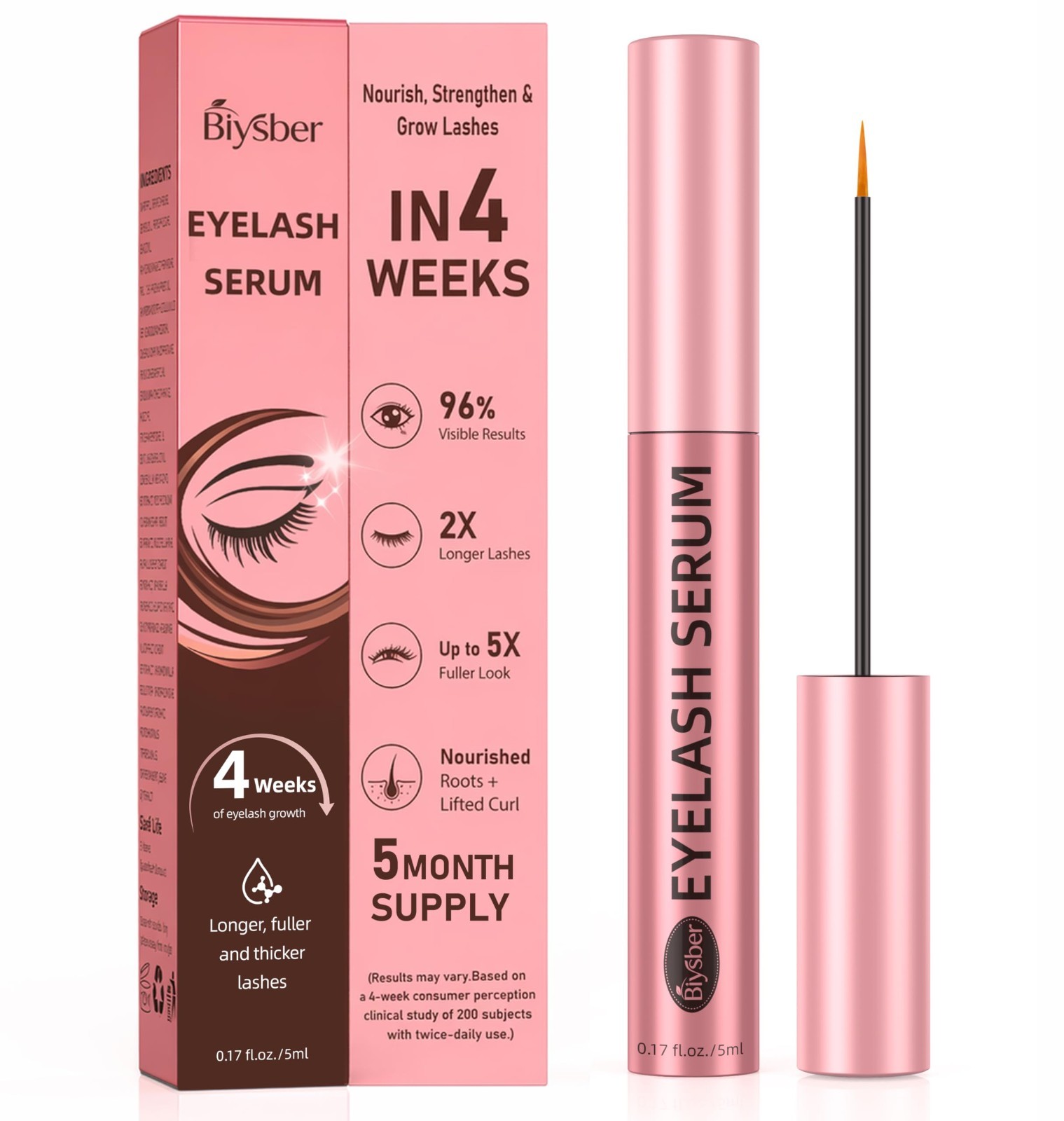 Lash Serum for Eyelash Growth: Premium Eyelash Growth Serum with Advanced For…