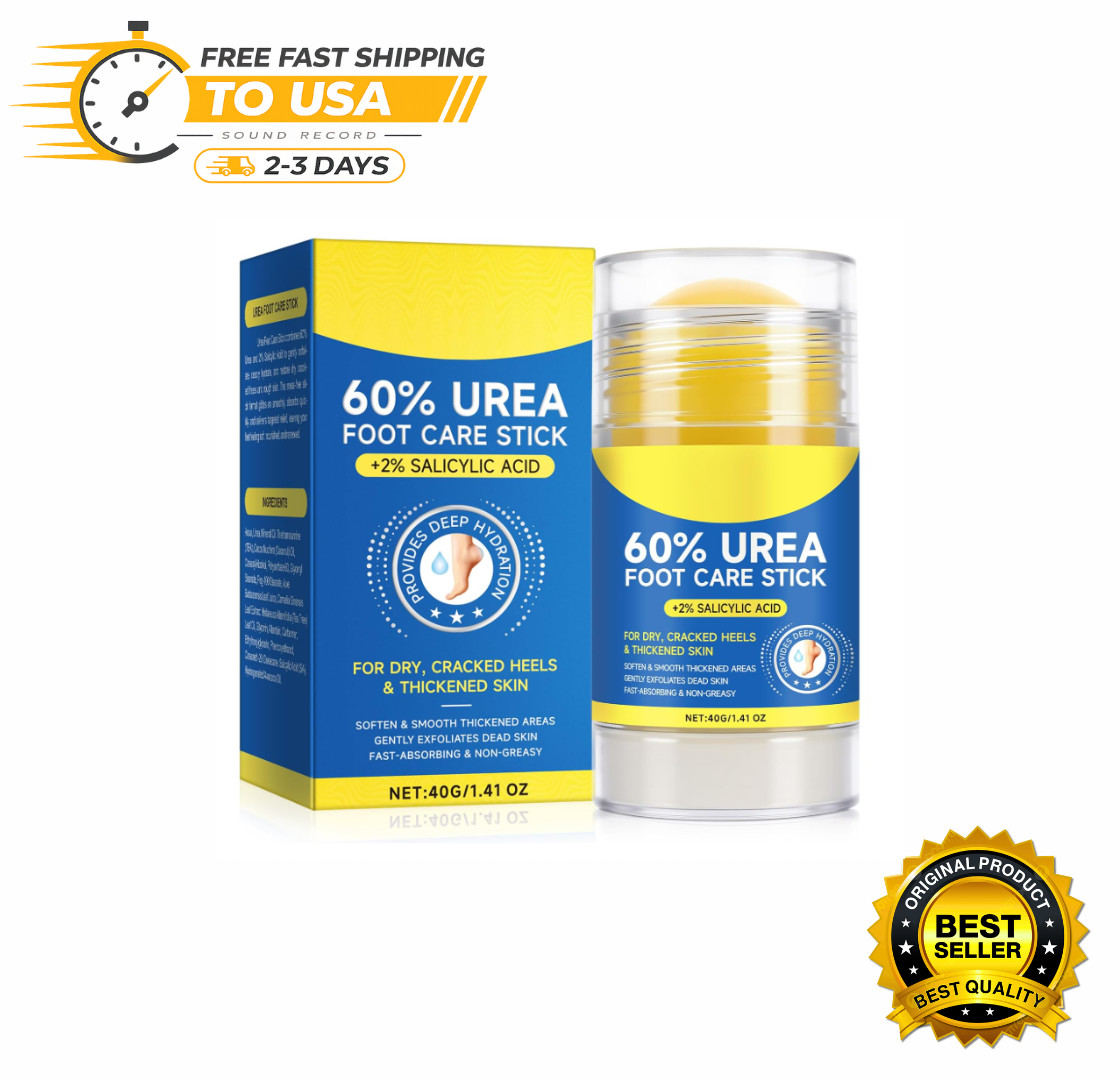 60% Urea Cream Stick 2% Salicylic Acid Cracked Heel Repair Foot Callus Remover