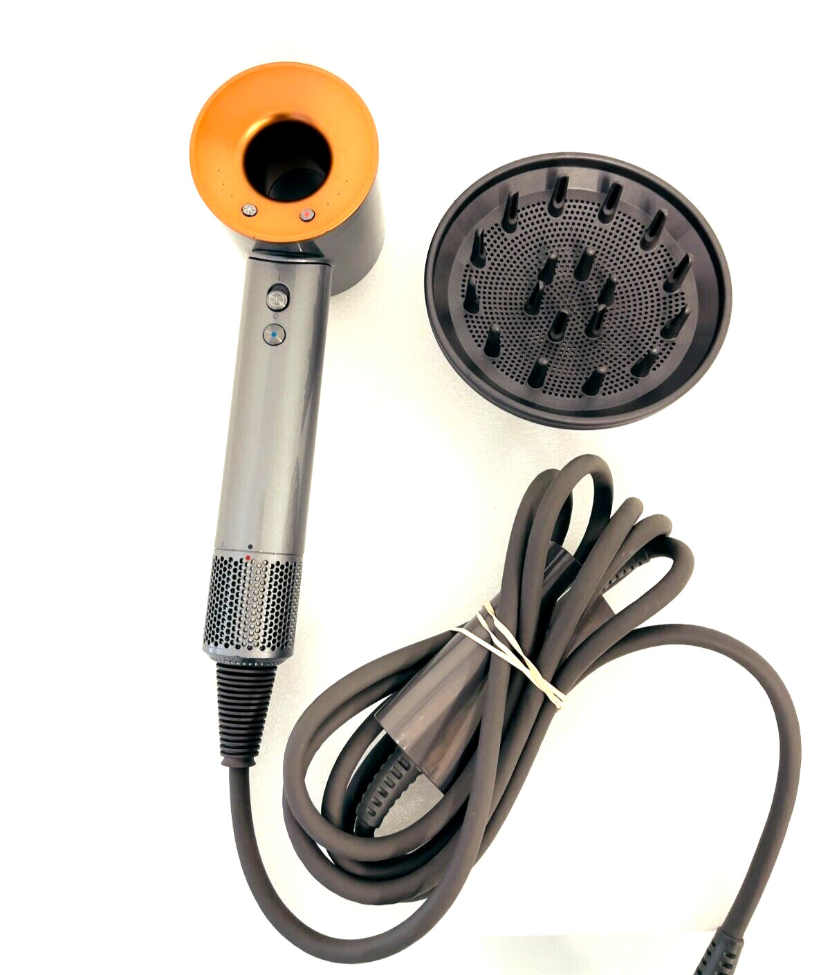 Dyson Supersonic Hair Dryer HD07 Nickel-Copper Plus Diffuser (USED)