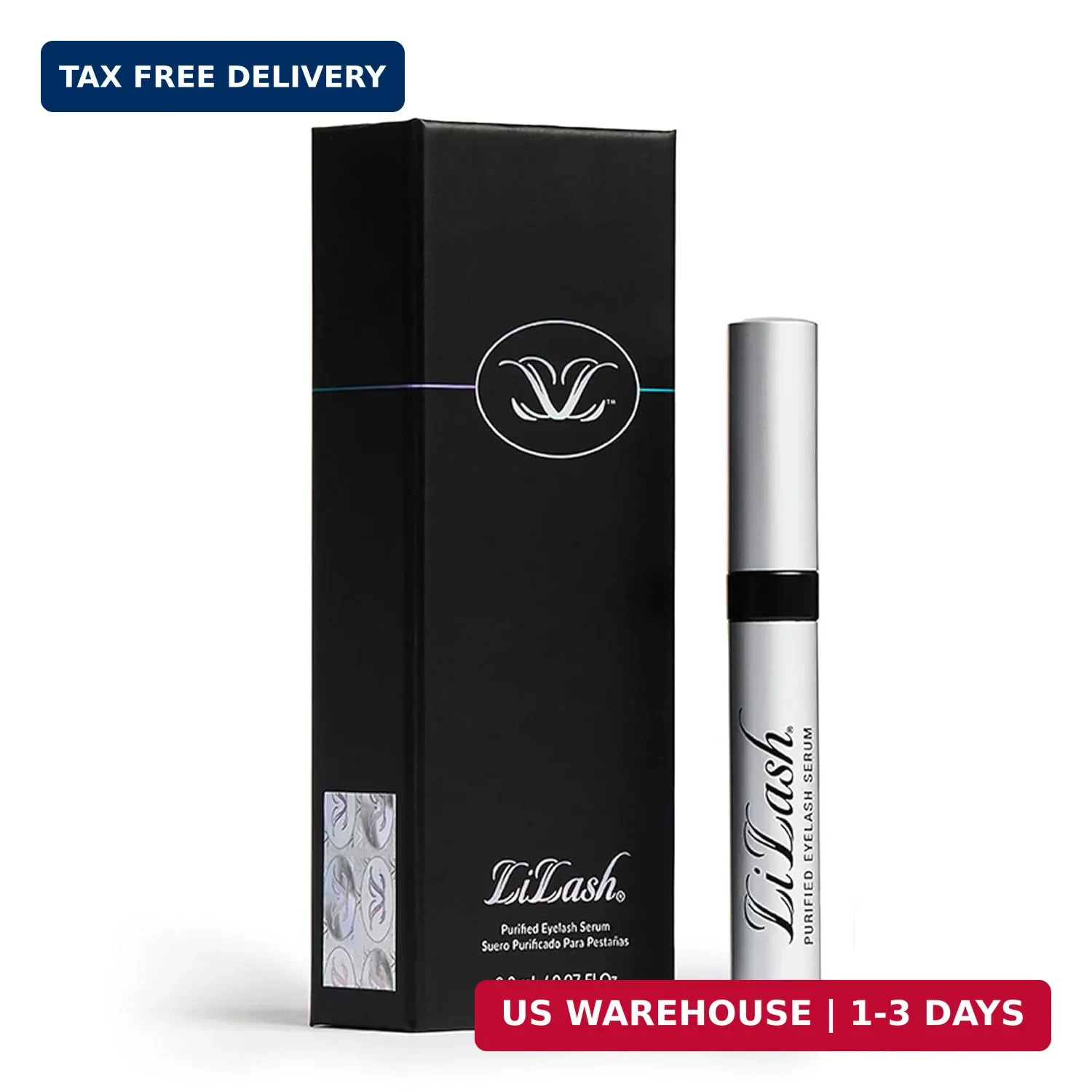 LiLash Purified Eyelash Serum for Longer & Fuller-Looking Lashes – Eyelash Enhan