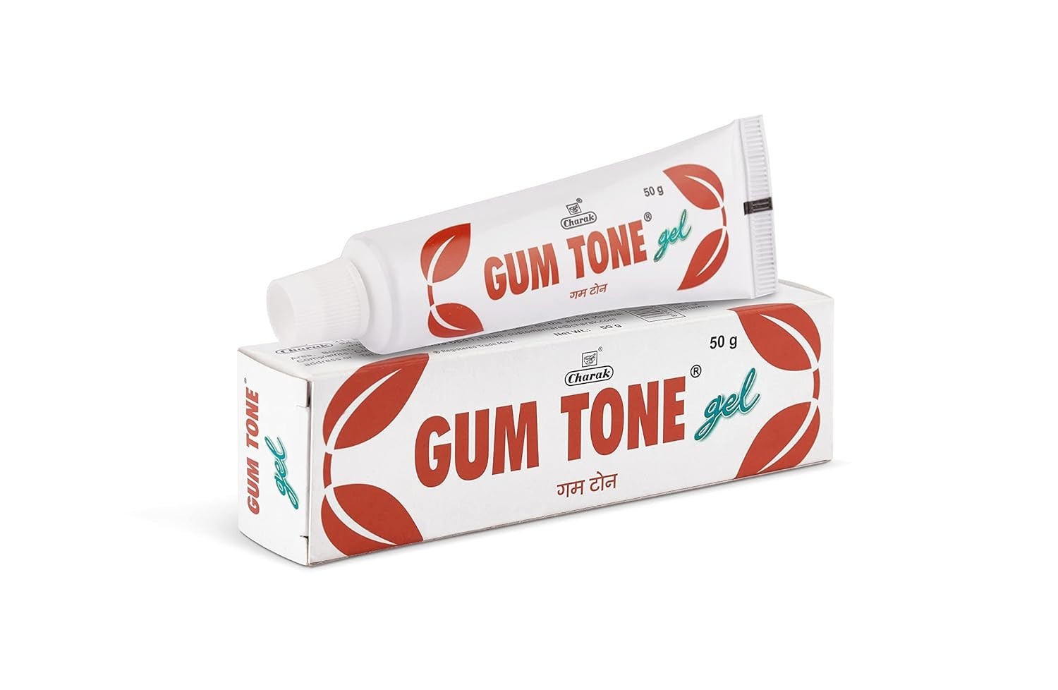 Charak Gumtone Herbal Gel Pack of 3 Healthy Gums & Teeth 50g x3 Total 150g