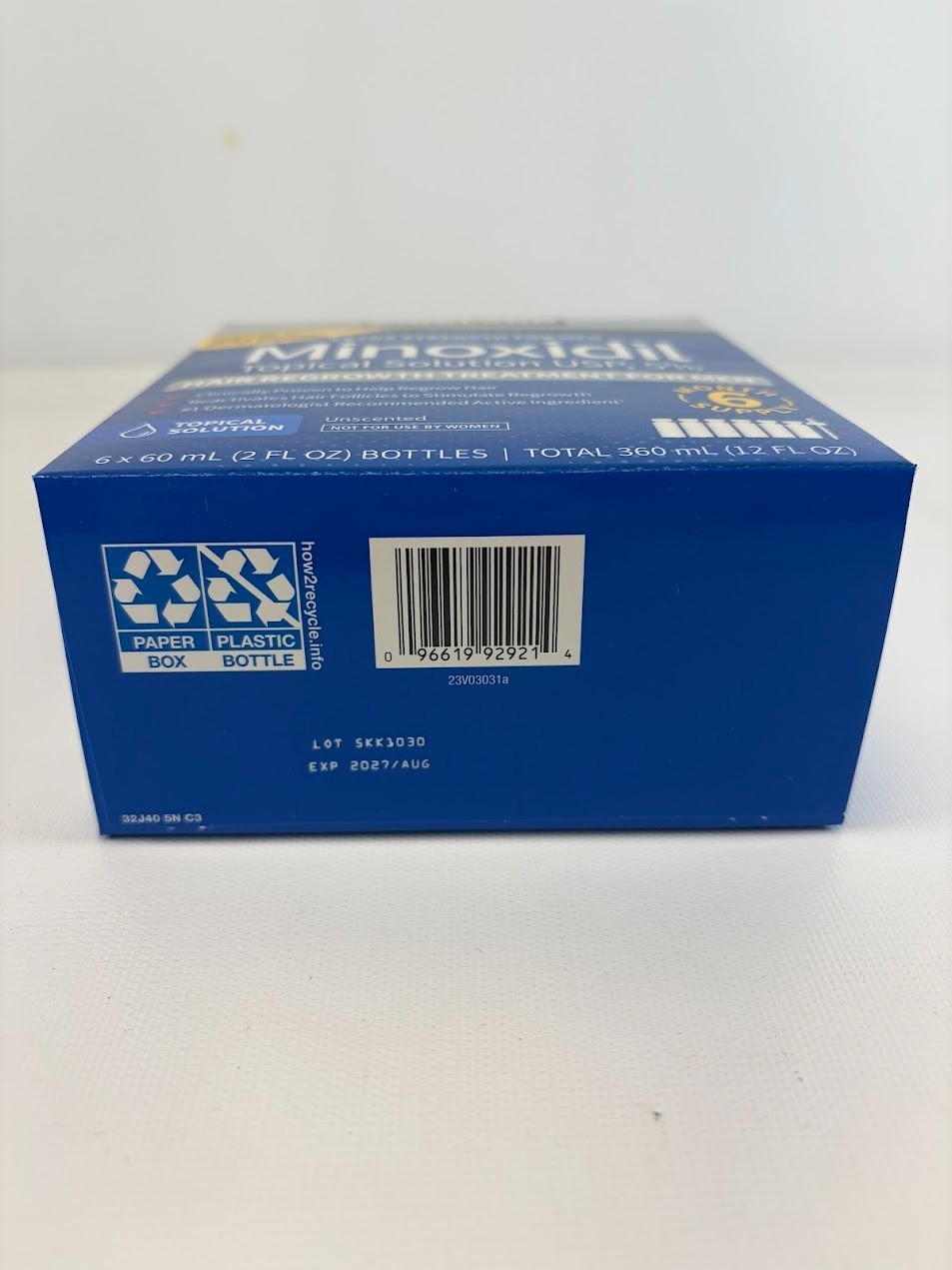 Kirkland Minoxidil 5% Extra Strength for Men Hair Regrowth 1 Box EXP 8/2027