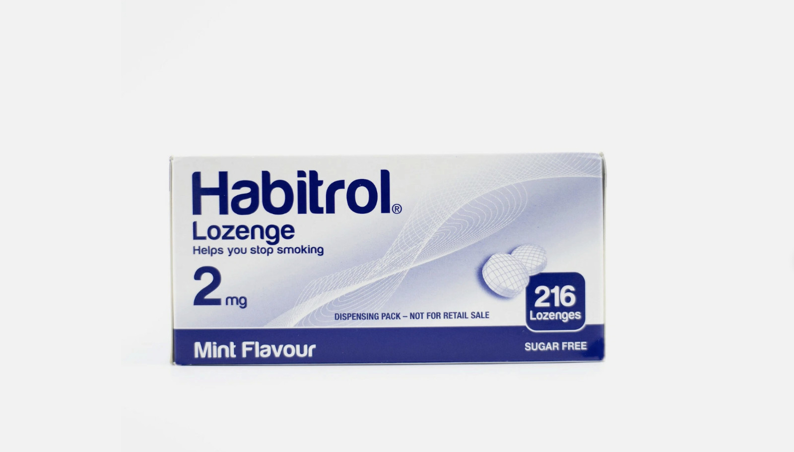 Habitrol Nicotine LOZENGE 2mg MINT (216 pieces, 1 box) / New