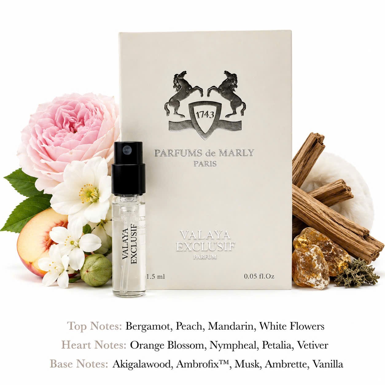 VALAYA EXCLUSIF PARFUMS DE MARLY EDP SAMPLE SPRAY 1.5ML/0.05OZ🌈