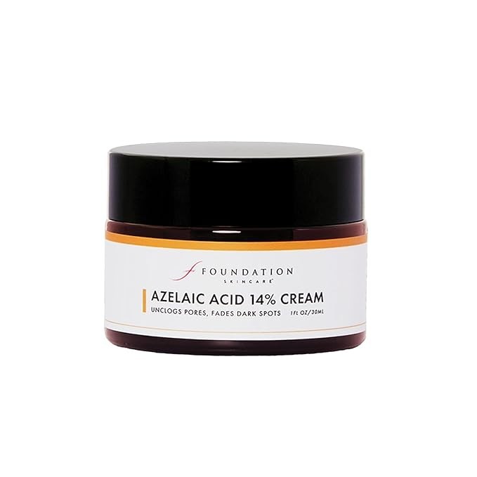 Foundation Skincare Azelaic Acid 14% Cream Acne Rosacea Dark Spots 30ML 09/2026