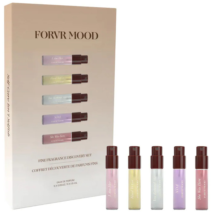 NIB 100% Authentic FORVR MOOD Perfume Discovery Set, 5 x 0.17 oz/ 3 mL