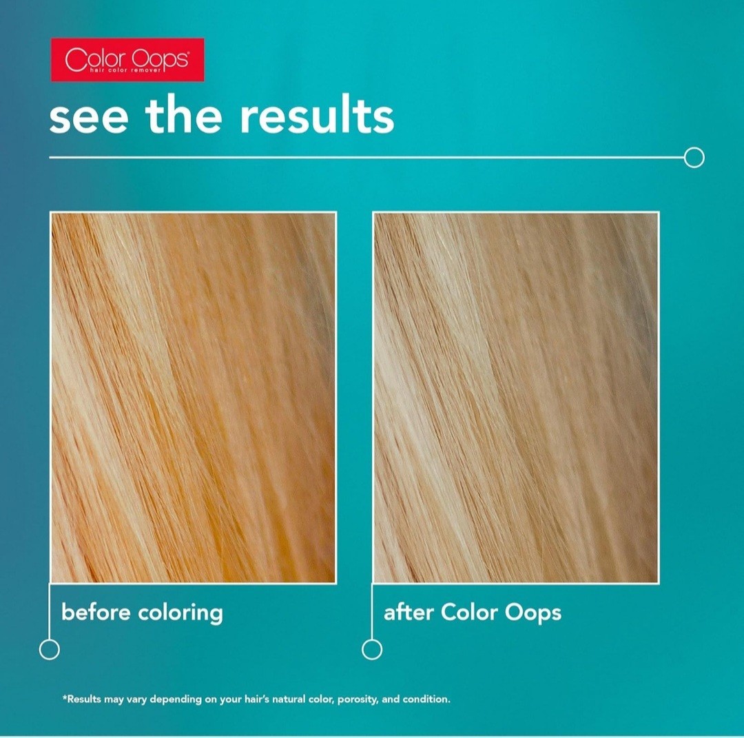 Color Oops Conditioning Bleach Aloe Coconut Oil Blonde Correct Lightening Kit
