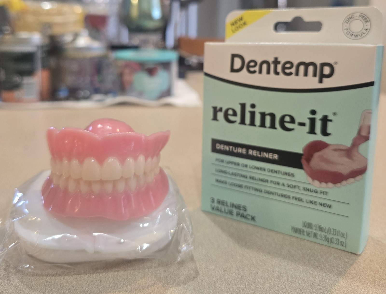 🦷1 One Set of 3D Medium adult denture kit🦷PLEASE READ CHECK YOUR measurements