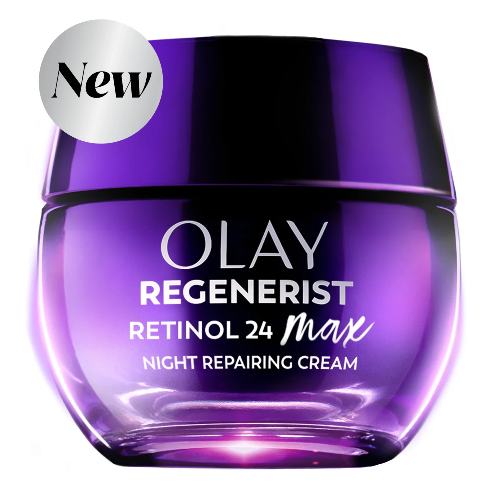 Olay Retinol 24 Max Night Cream – with Triple Collagen Peptide, 1.7 fl oz