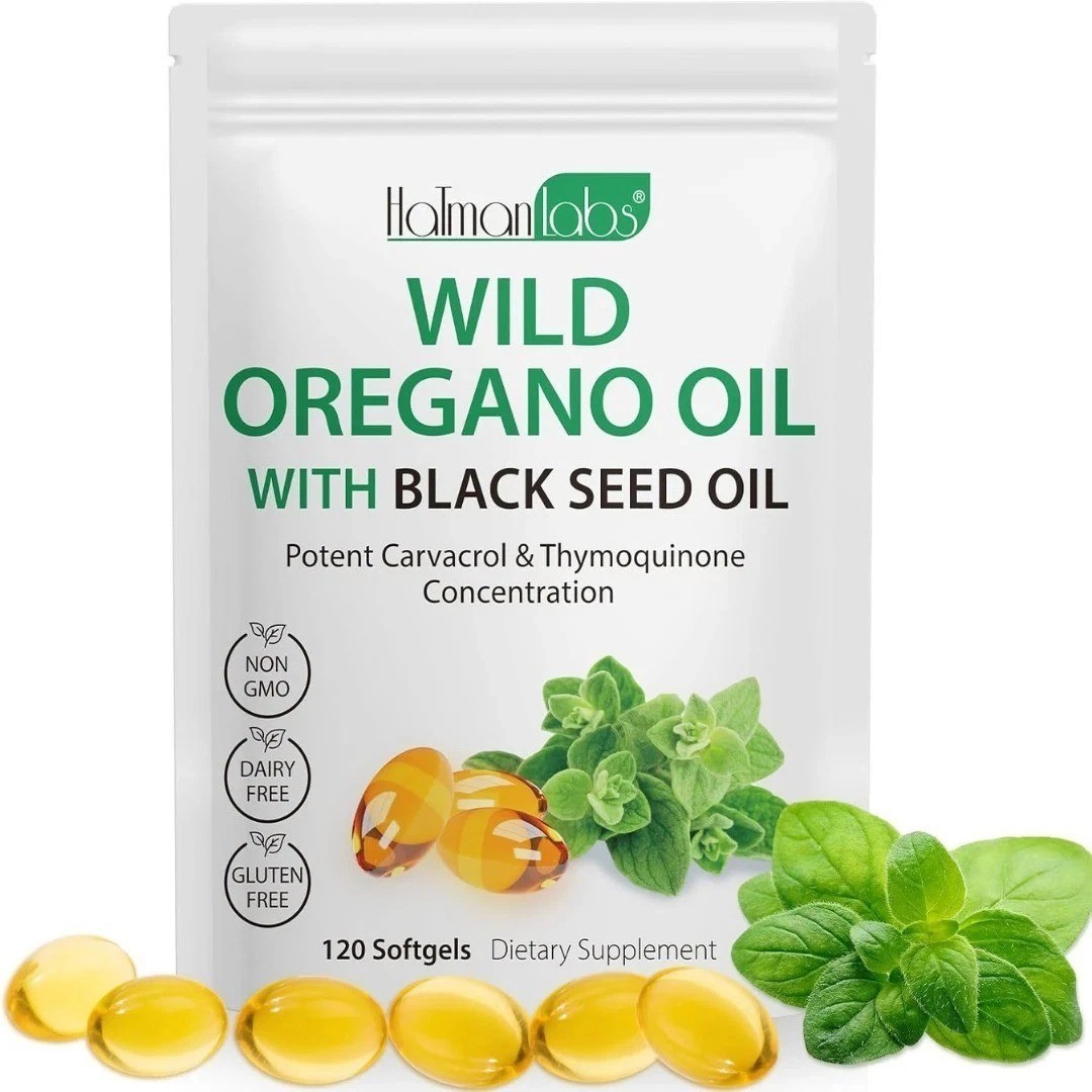 Resilia Oil of Oregano & Black Seed Oil 6000mg Max Strength 120 Softgels Immune