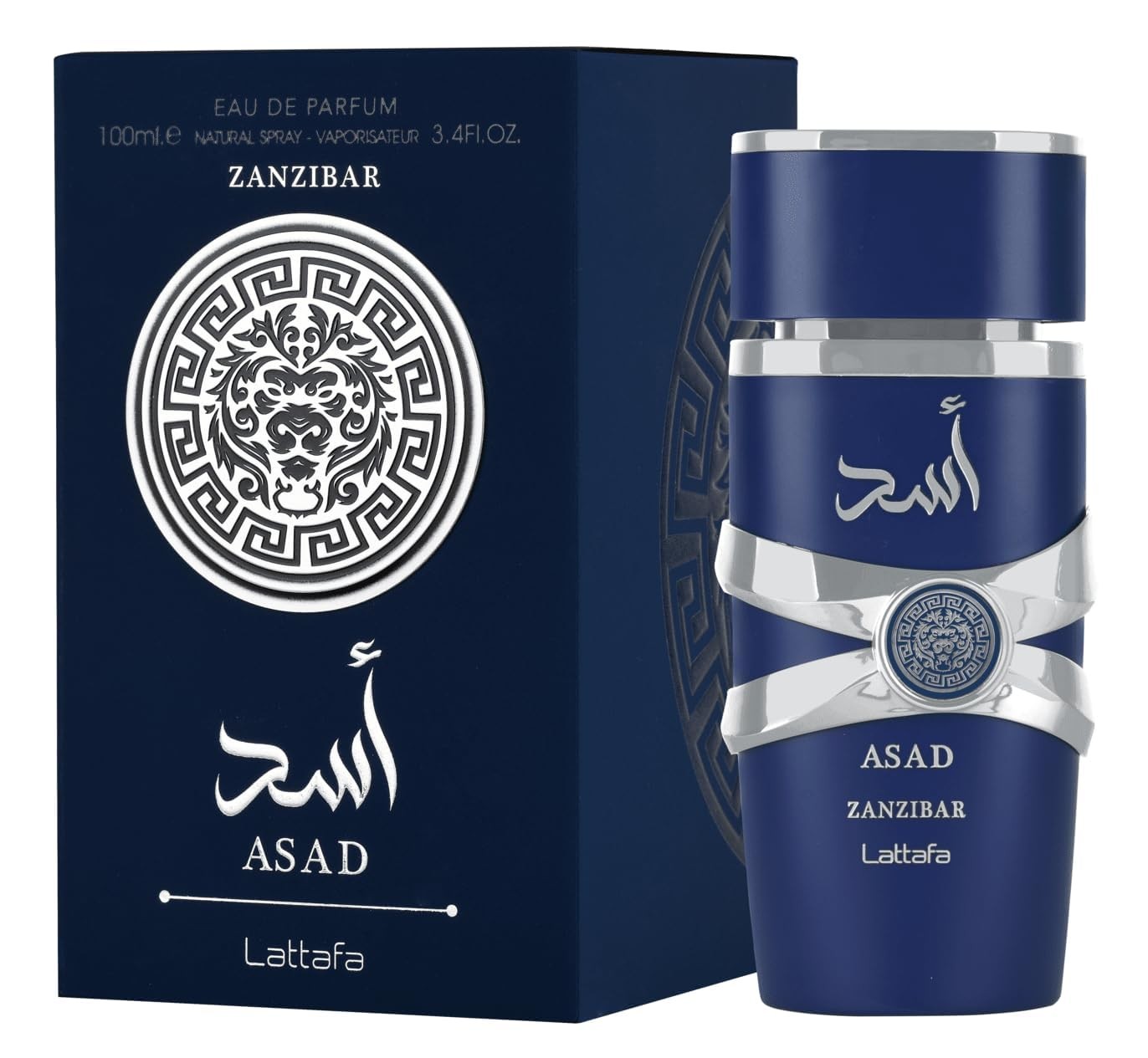 Lattafa Asad Zanzibar Eau de Parfum Spray for Men 3.4 oz / 100 ml New in Box