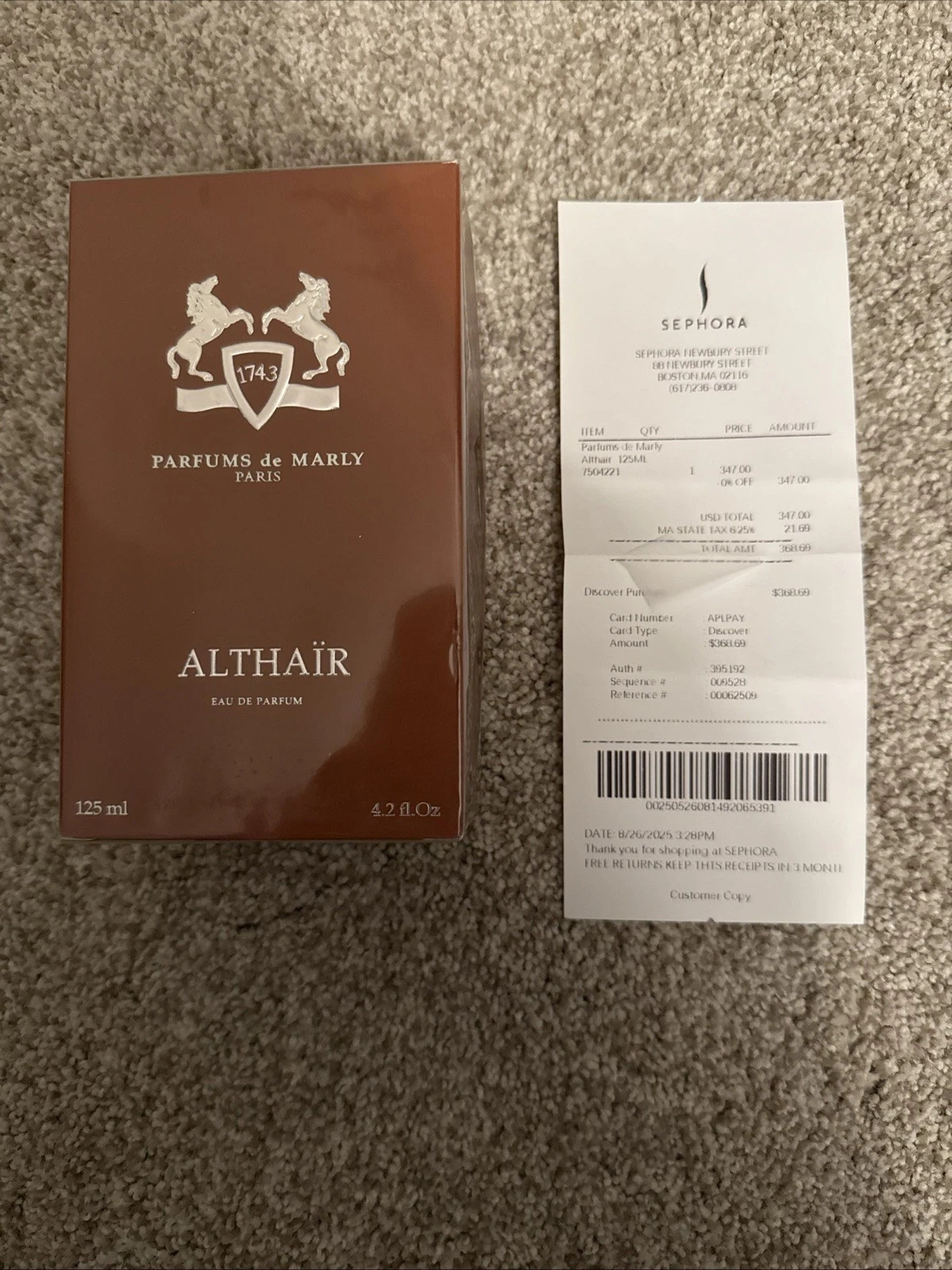Parfums De Marley Paris Altair Eau De Parfum 125 ML 4.2 Fl Oz NEW SEALED
