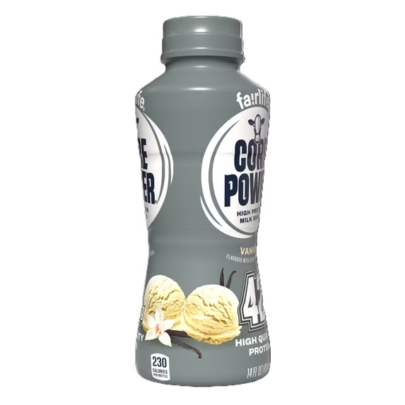 Core Power High Protein Shake, Vanilla, 42g Bottle, 14 fl oz