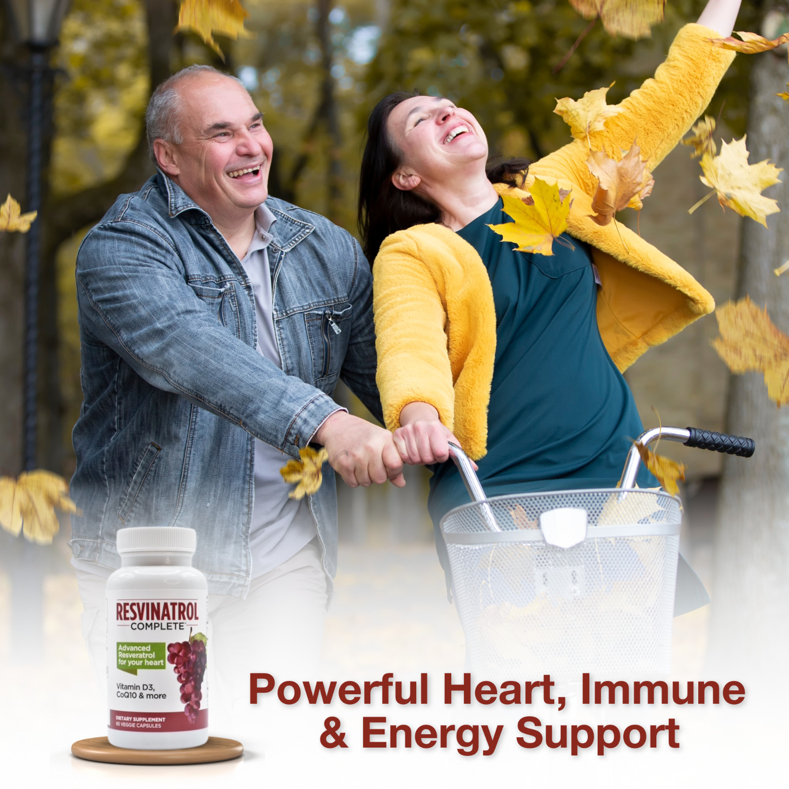 Resvinatrol Complete – Resveratrol – Supports Heart Health, Healthy Aging & More