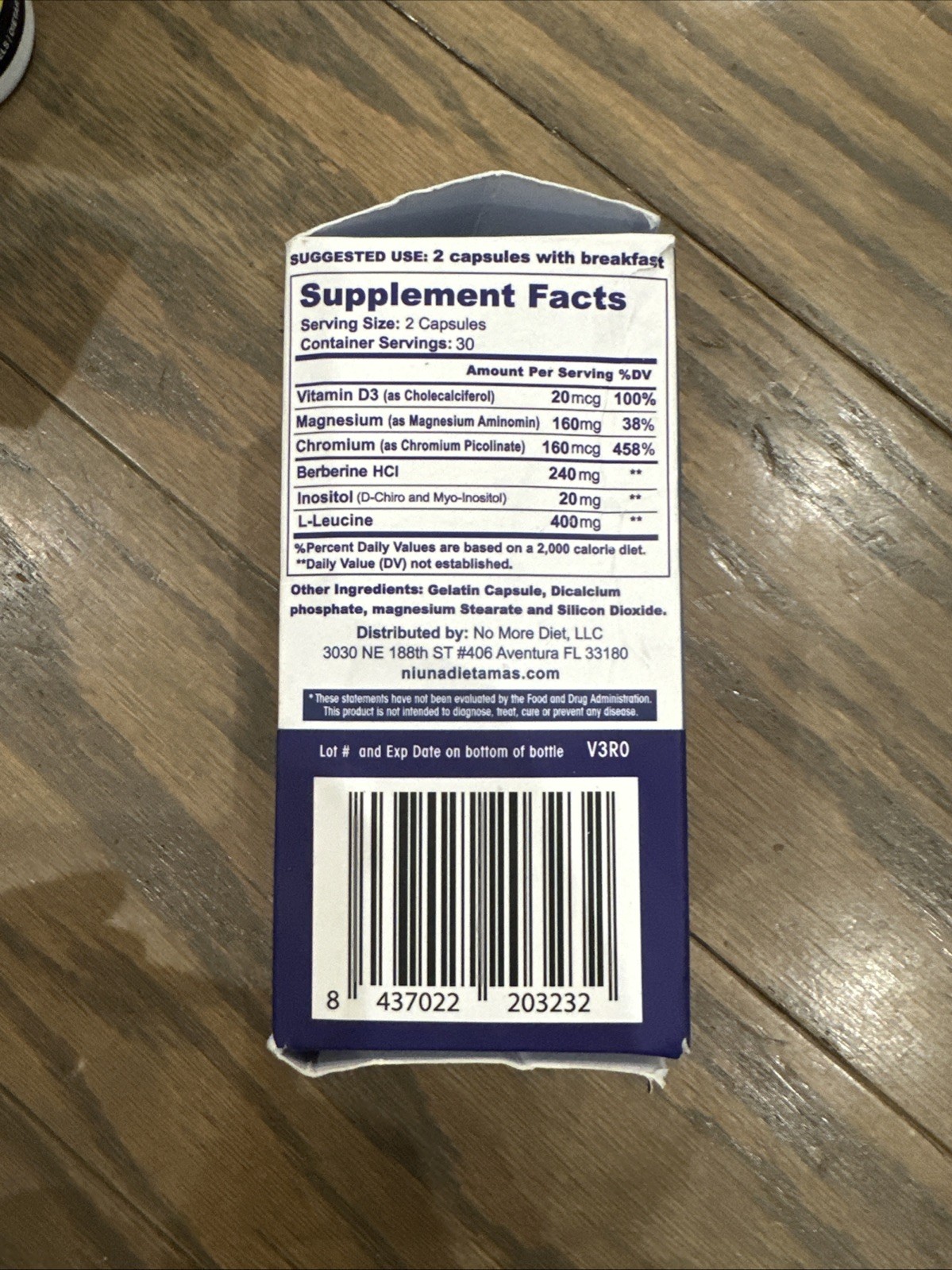 Natural – Weight Loss Aid and Metabolism Support – Dr Salomon (60 Caps 12/2025