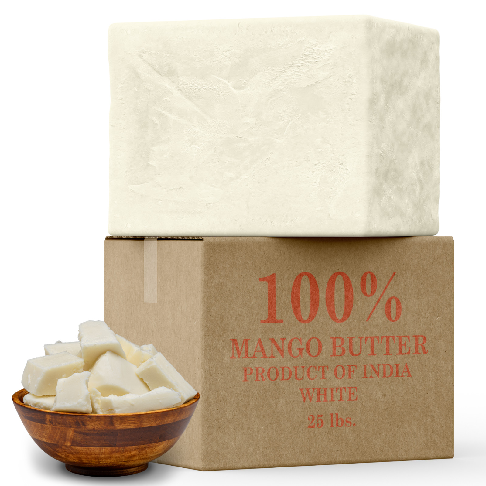 Raw Mango Butter 100% Pure Organic Natural Unrefined For Skin Body Hair Bulk