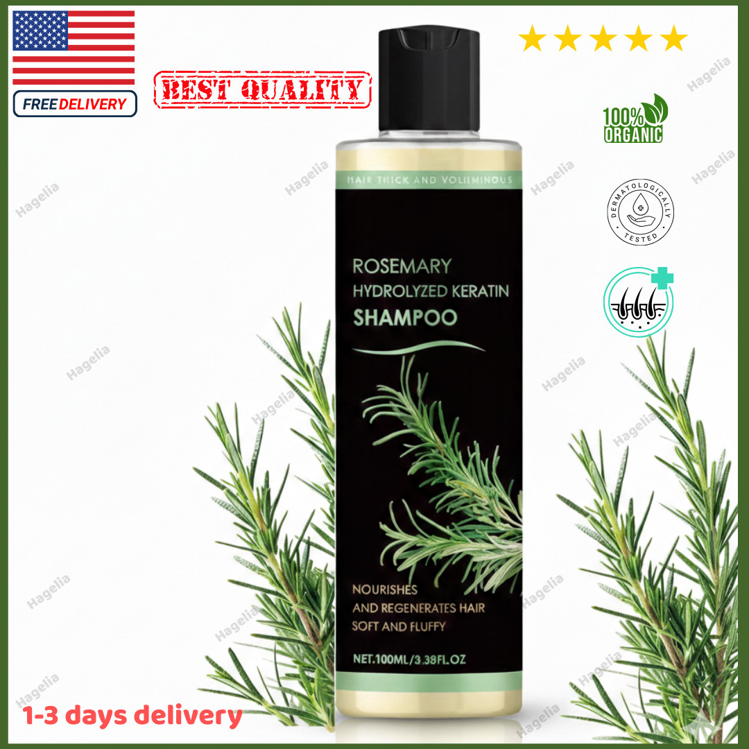 Tgideas Organic Rosemary Hair Growth Shampoo for Women and Men-Natural Thicke…
