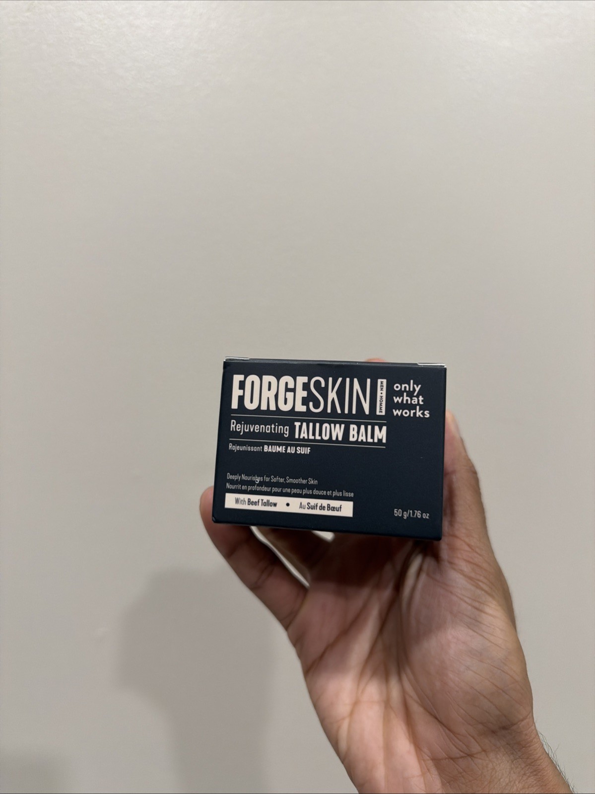 FORGE SKIN Men Face Tallow Balm 50g Beef Tallow Hydrating Cream. New