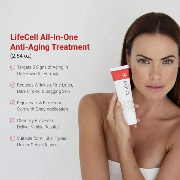 LifeCeII All-in-One Anti-Aging Wrinkle Filler Cream Retinol Hyaluronic Acid
