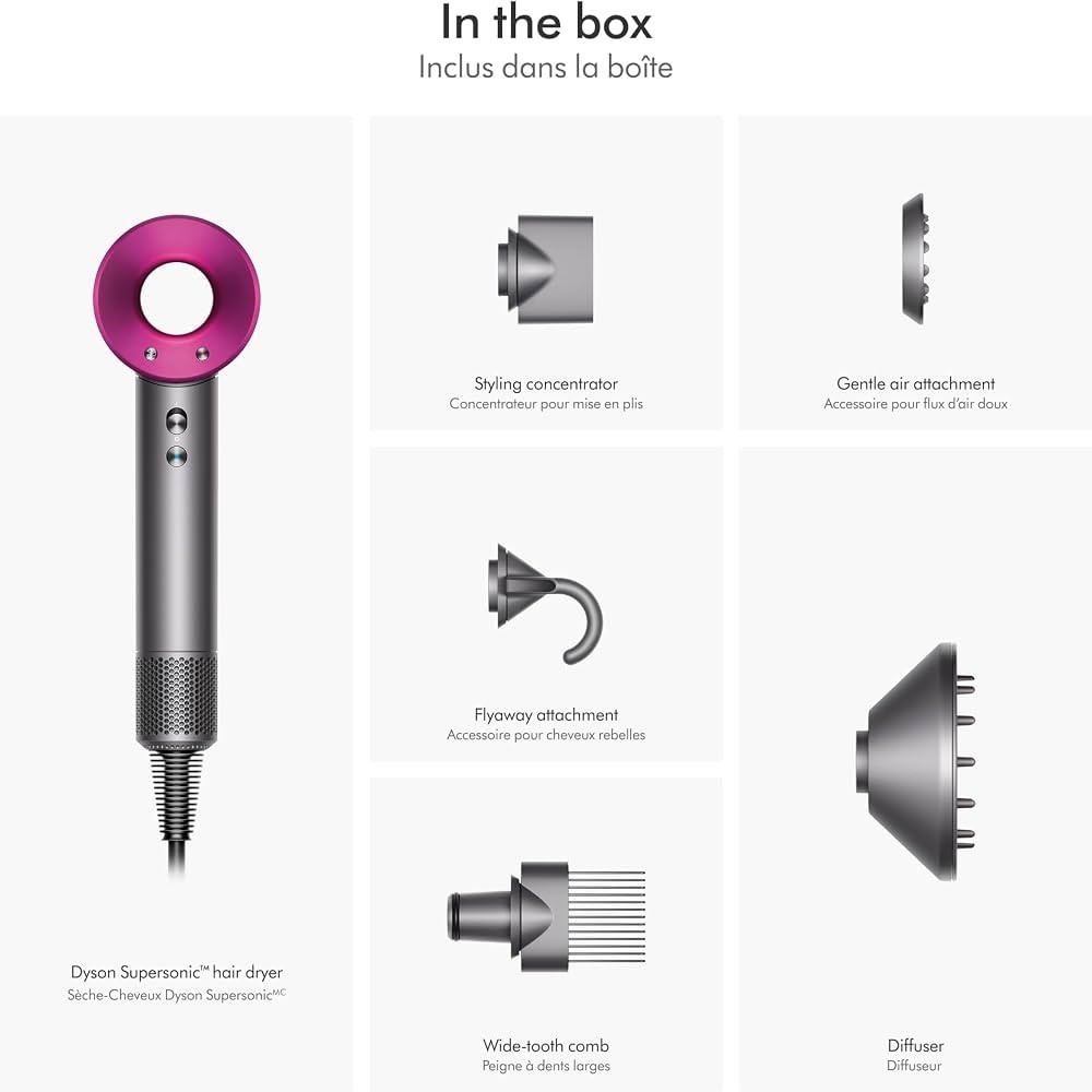 Dyson HD01 Supersonic Hair Dryer – Fuchsia