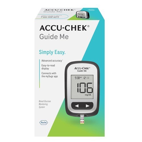Accu-Chek Guide Me Blood Glucose Monitor Kit Meter + Exp. 01/2027+ Soft Case