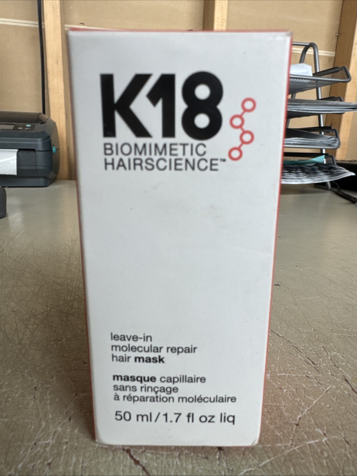 K18 Biomimetic Hairscience Leave-in Molecular Repair Hair Mask – 50ml / 1.7 oz