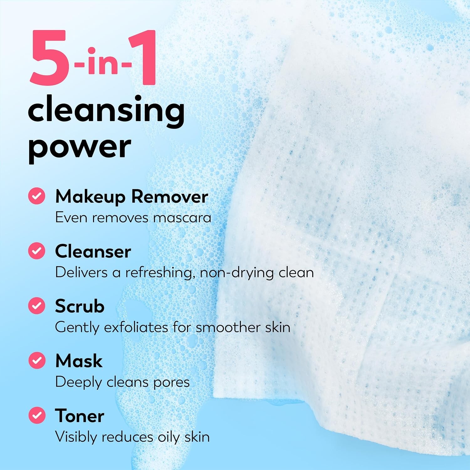 Olay Makeup Remover Wipes, Daily Facials Hydrating Face Cleanser for Normal to D