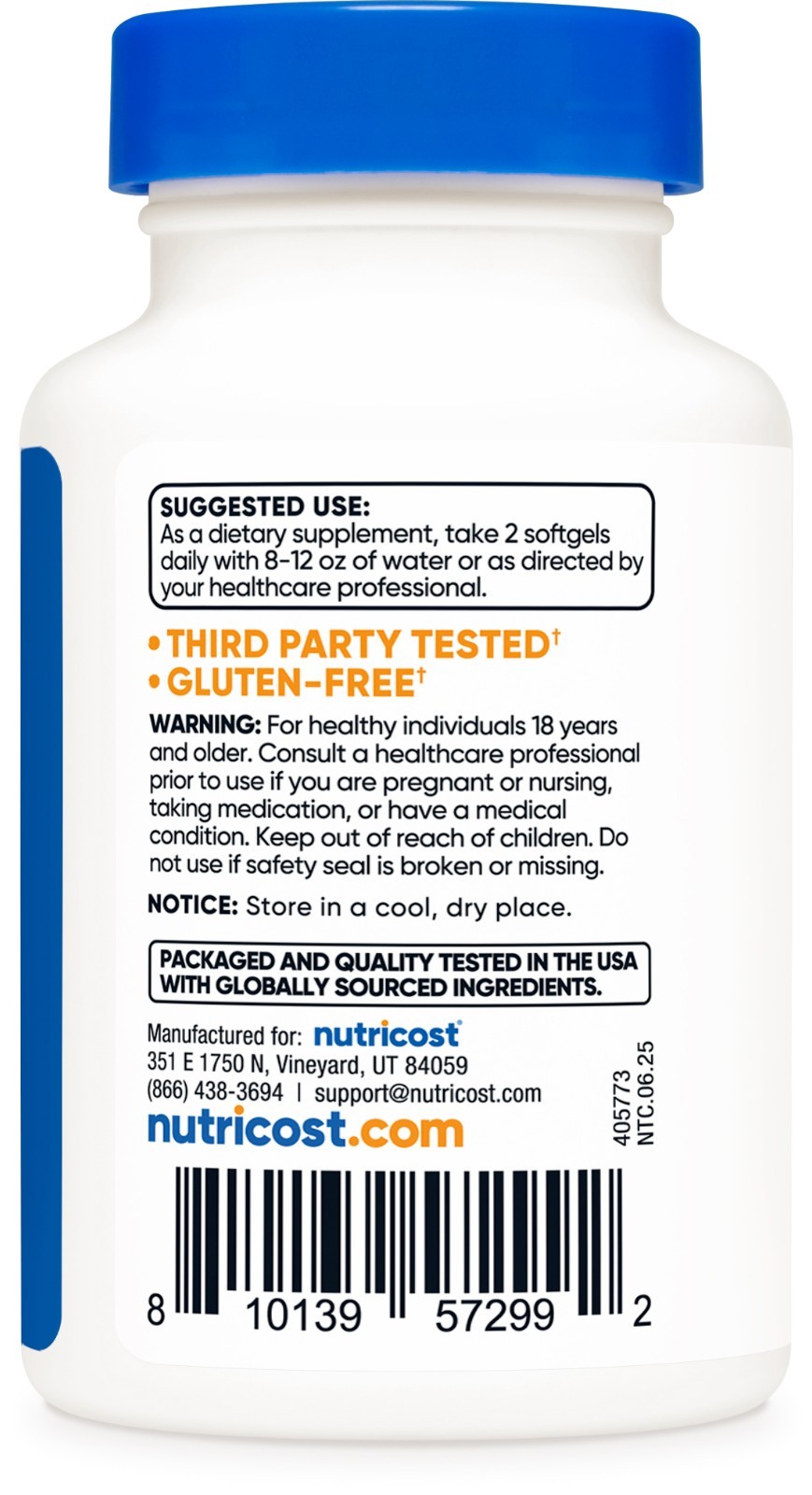 Nutricost Krill Oil 1000mg, 60 Softgels – Omega-3 EPA-DHA with Superbakrill