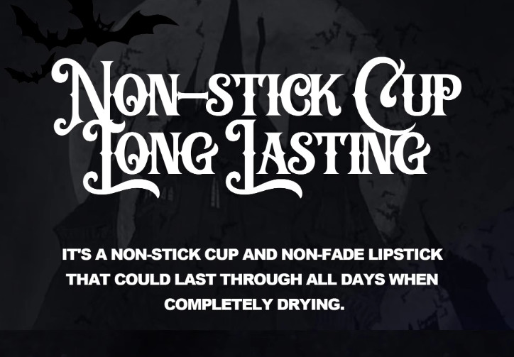 GOTH LIPSTICK LONG LASTING SET 4 PCS