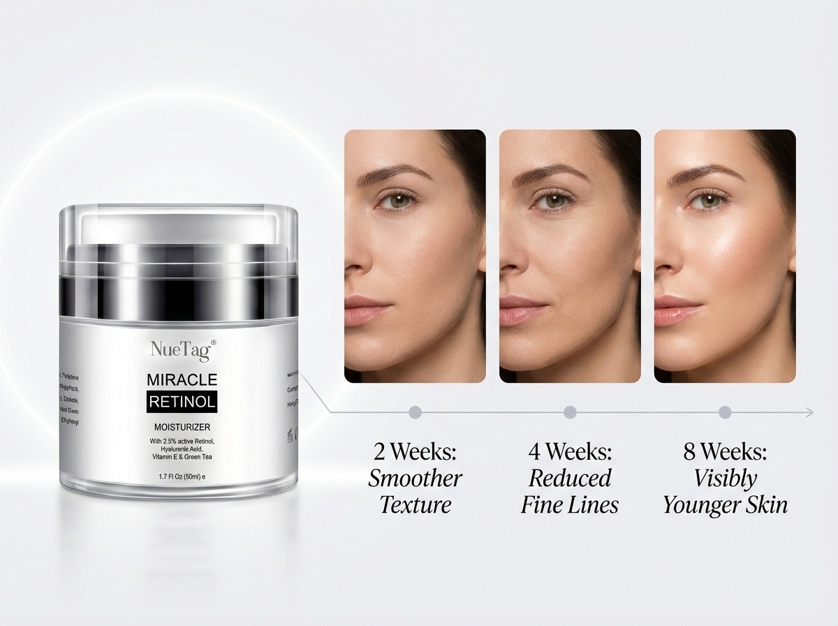 Wrinkle Remover Instant Anti Aging Retinol Face Cream Skin Tightening Firming