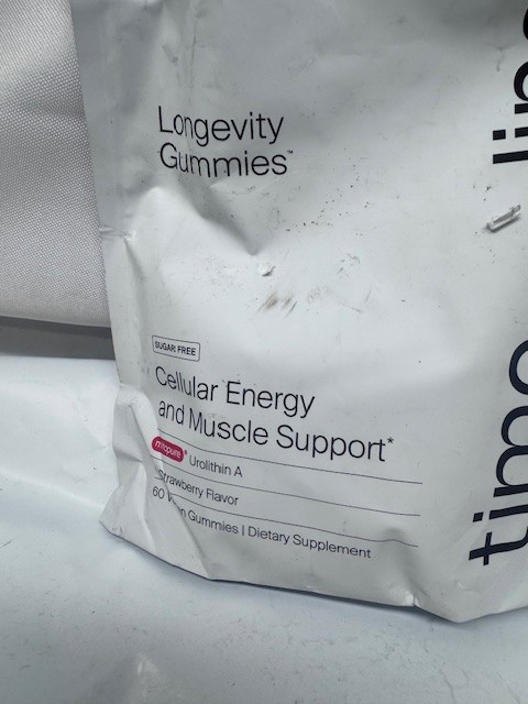 Timeline Mitopure Urolithin A Gummies Longevity Health Strawberry-Exp 10/26 *New