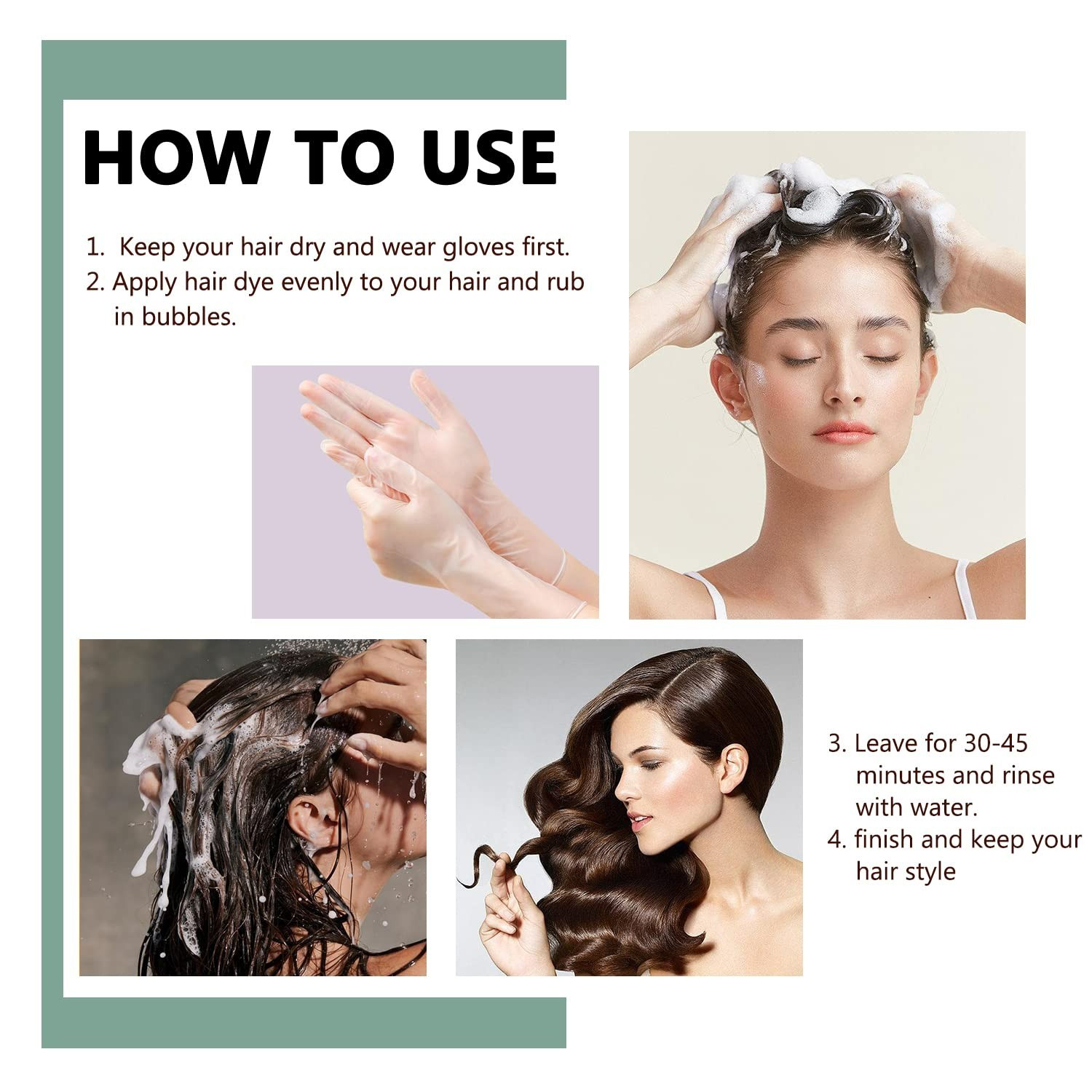 Cover Grey Hair Easily – 10 PCS Instant Black Hair Shampoo, Lasts 30 Days!