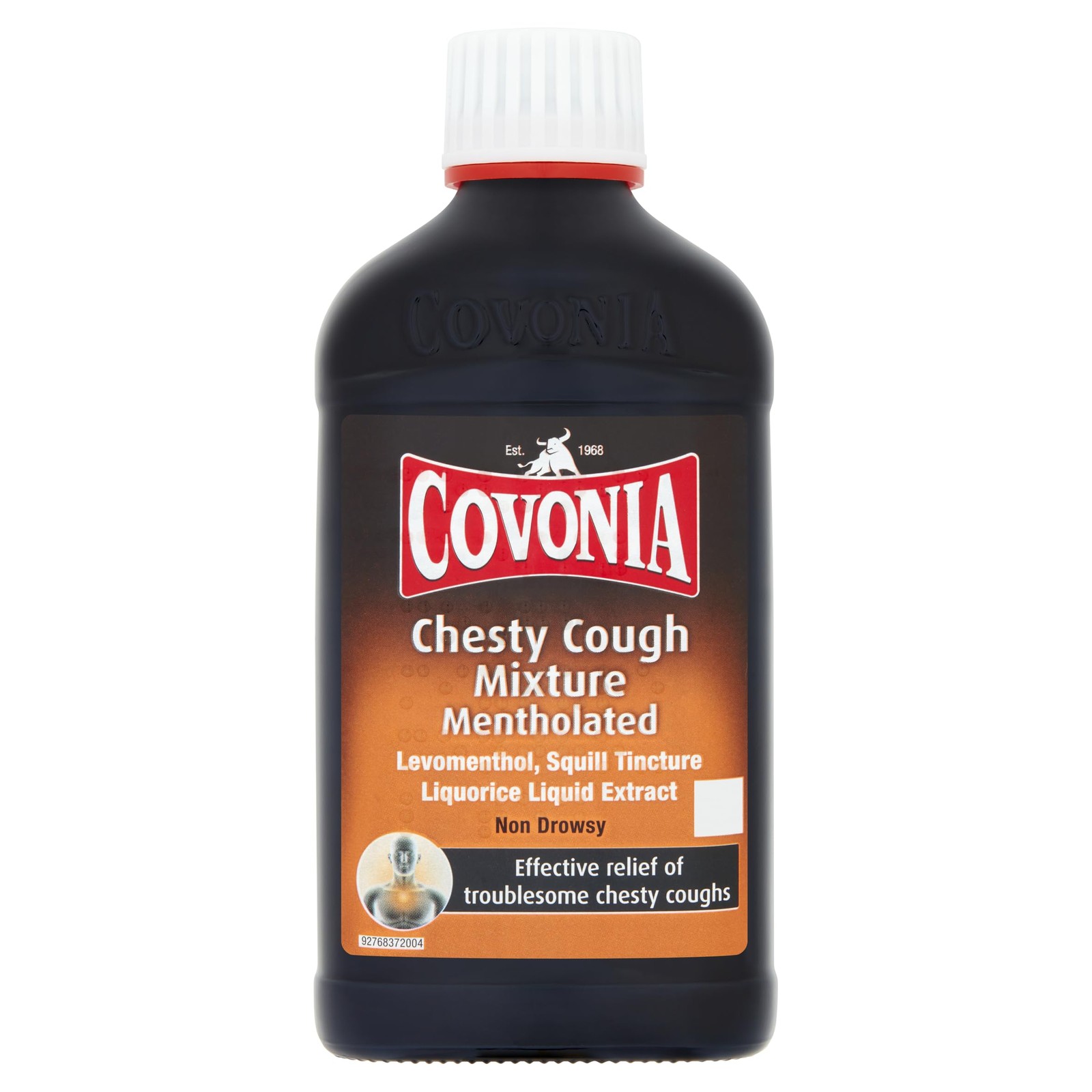 Covonia Chesty Cough Mixture Syrup Mentholated 300Ml