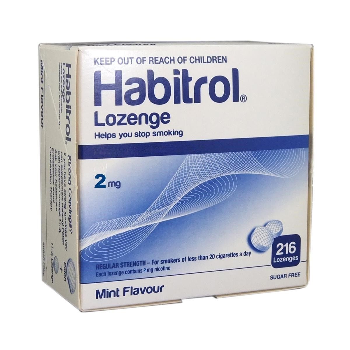 Habitrol Nicotine Lozenge 2mg Mint Flavor 2 boxes 432 Pieces Sugar Free FRESH