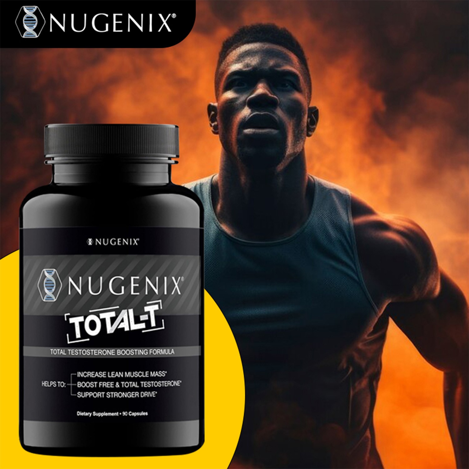 NUGENIX TOTAL-T – Testosteron Booster Supplement for Men, Energy & Endurance