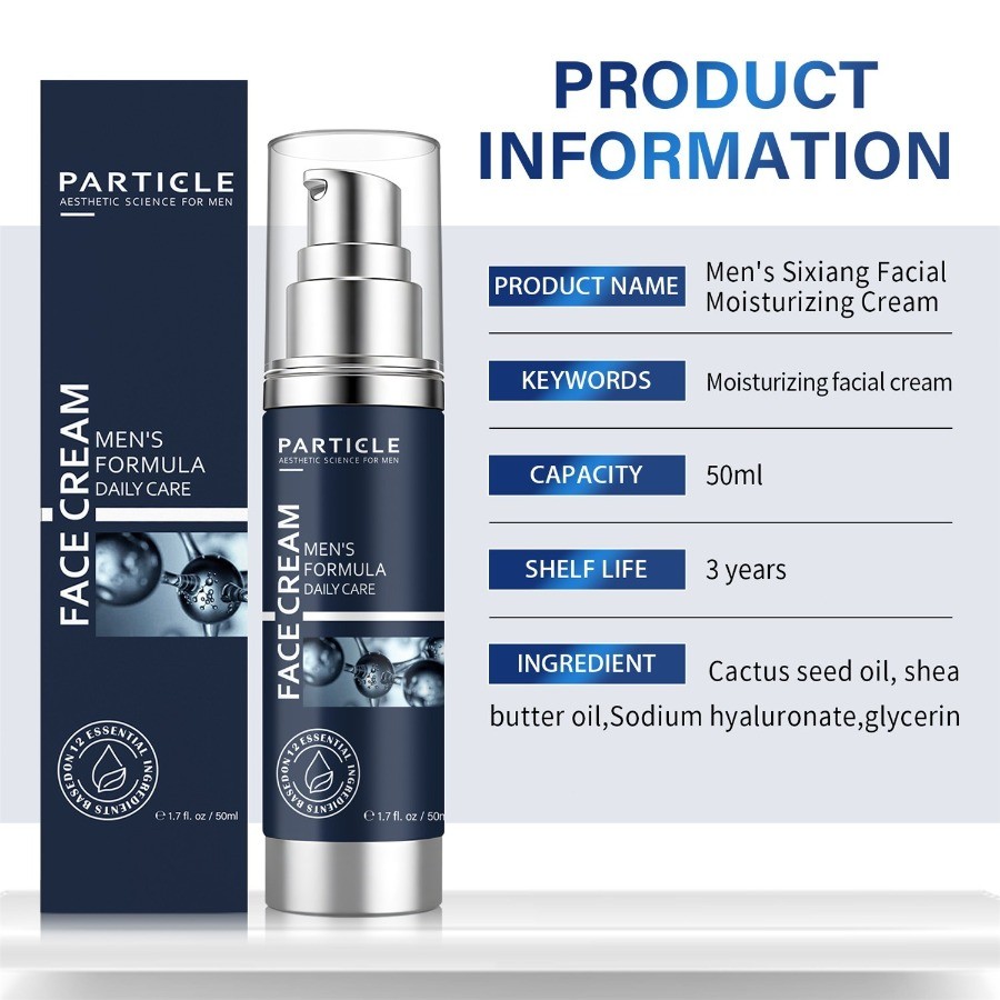 3X Particle Face Cream Men 6 in 1 Anti-Aging Cream Fights Eye Bags Dark Spots~🔥