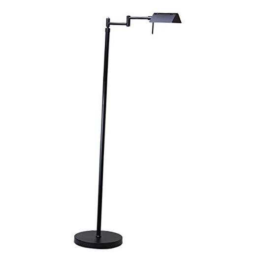 O’Bright Dimmable LED Pharmacy Floor Lamp, 12W LED, Full Range Dimming, Black