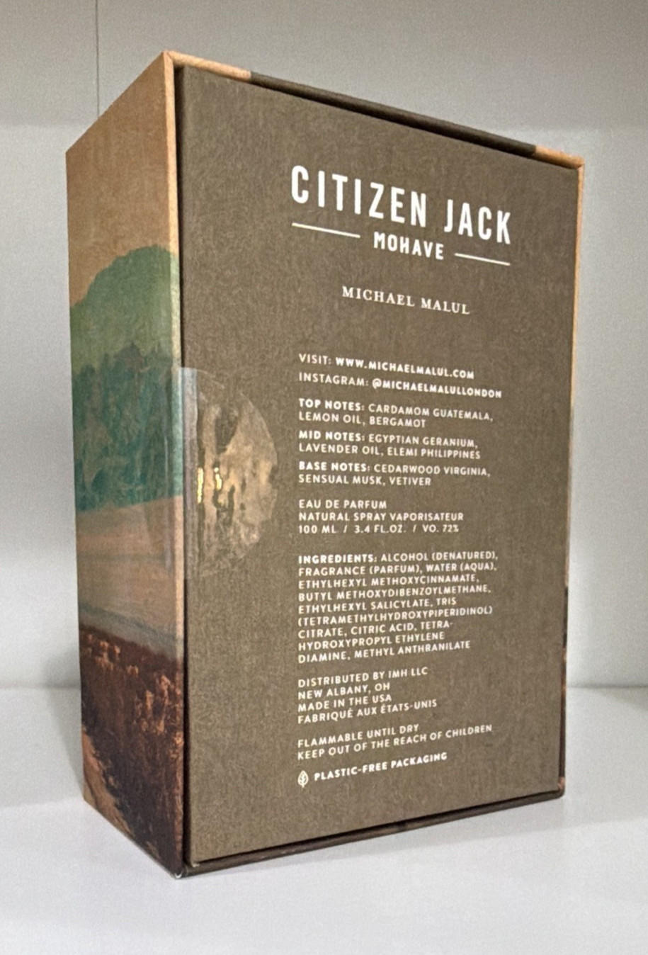 CITIZEN JACK MOHAVE by Michael Malul /NEW IN BOX SEALED/ 3.4 oz SPRAY/ AUTHENTIC