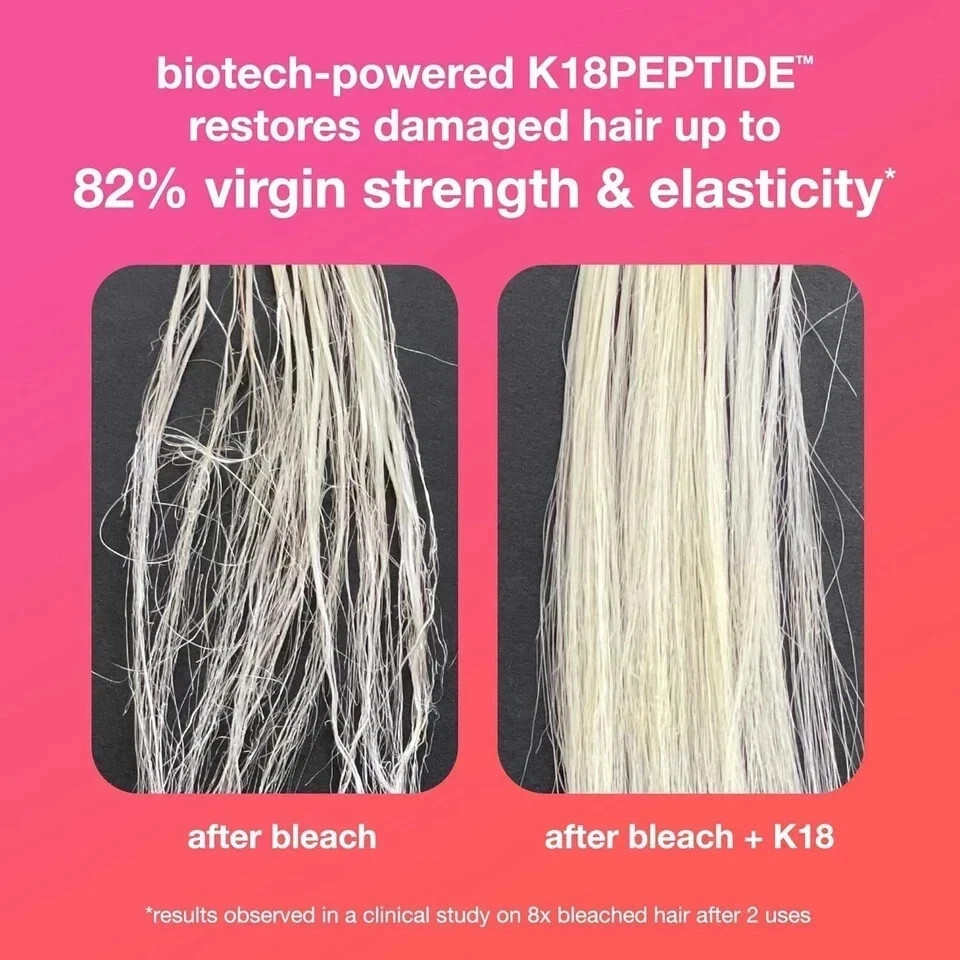 K18 Leave In Molecular Repair Hair Mask Biomimetic Hairscience 50 ml (Pack 2)