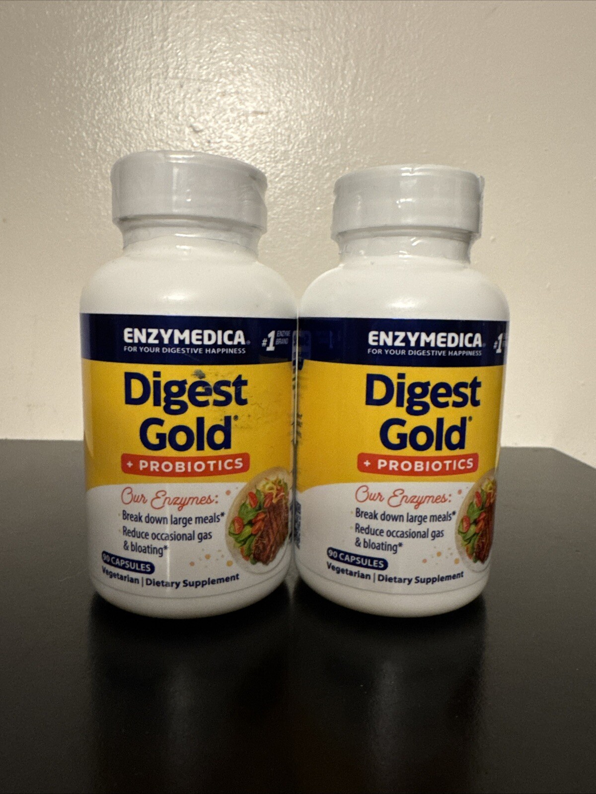 Enzymedica Digest Gold +Probiotics Digestive Support 180 Capsules