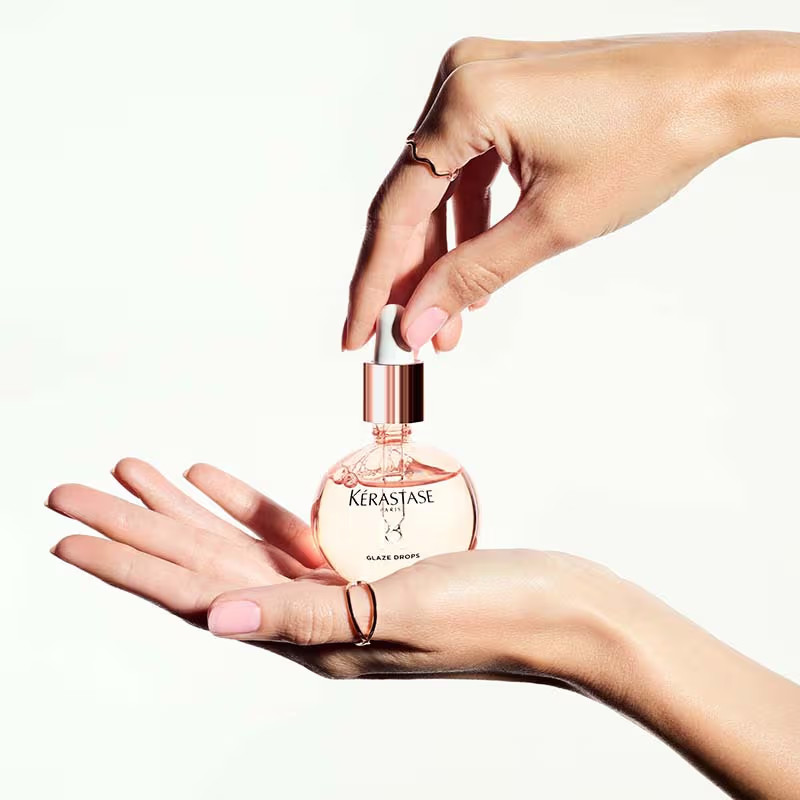 Kerastase Gloss Absolu Anti-Frizz Glaze Oil Drops For Bouncy & Glossy Hair, 45ml