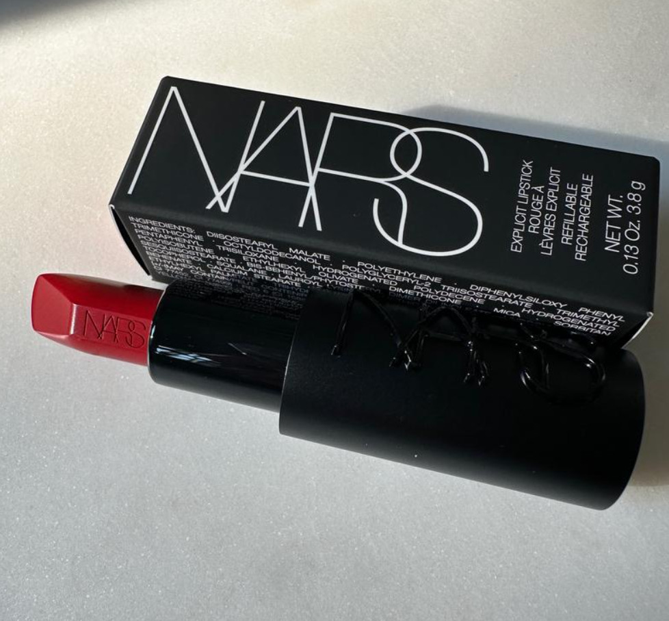 NIB 100% Authentic NARS Explicit Refillable Satin Lipstick, 19 SHADES, 0.13 oz