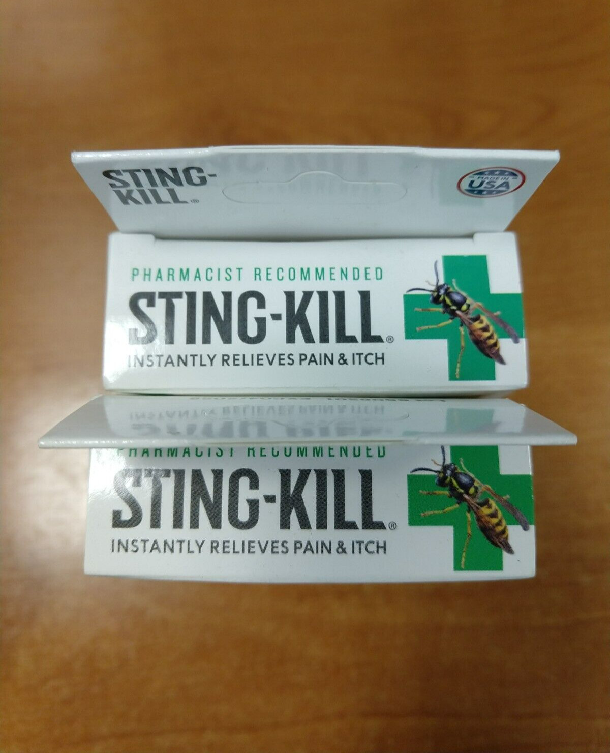 2 Boxes: Sting Kill Max Strength Insect Bite Pain Swabs Exp. 4/25 (0503) R3P4