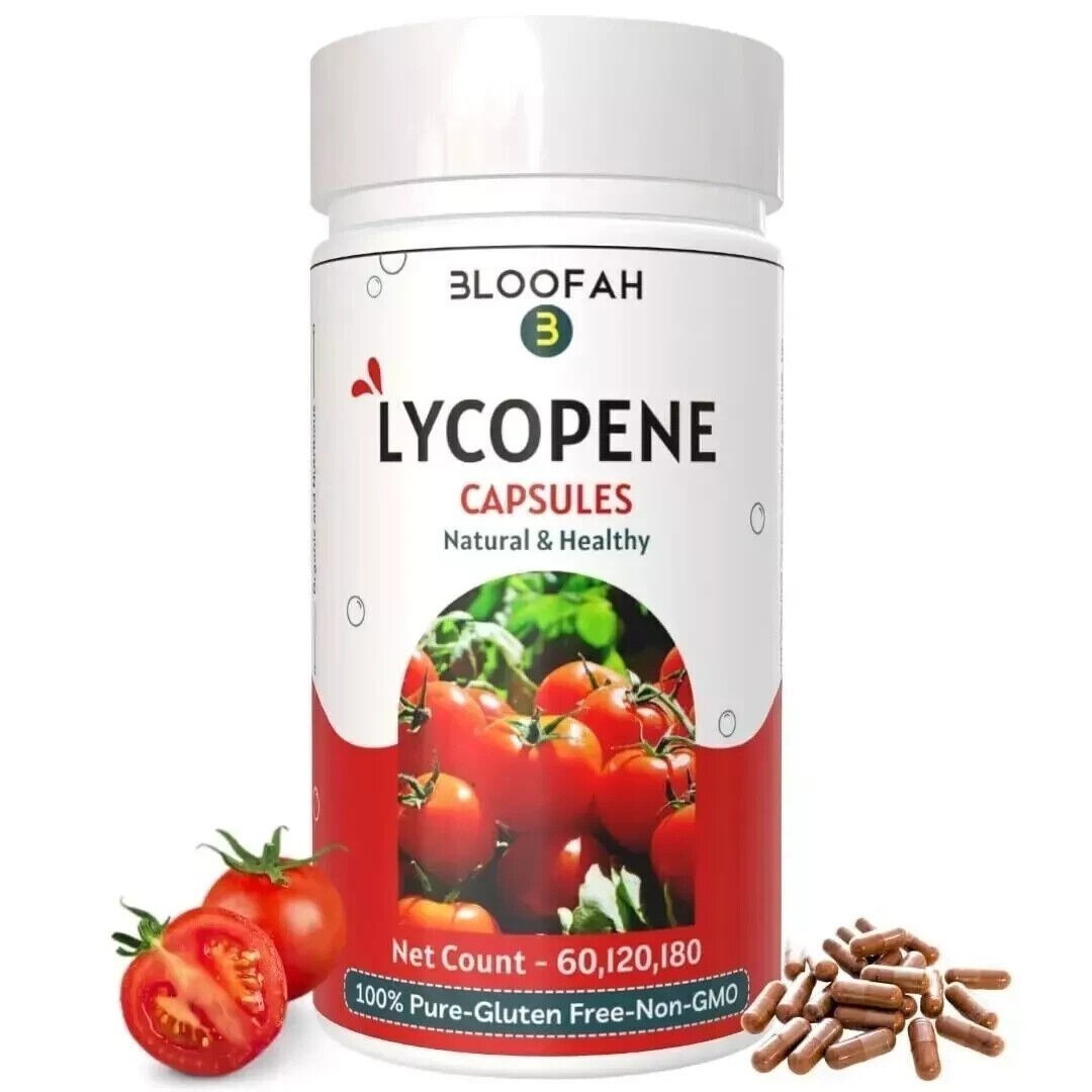 2 X Bloofah Tomato Fruit (Lycopene) 500mg – 120 Capsules | Natural Gluten Free